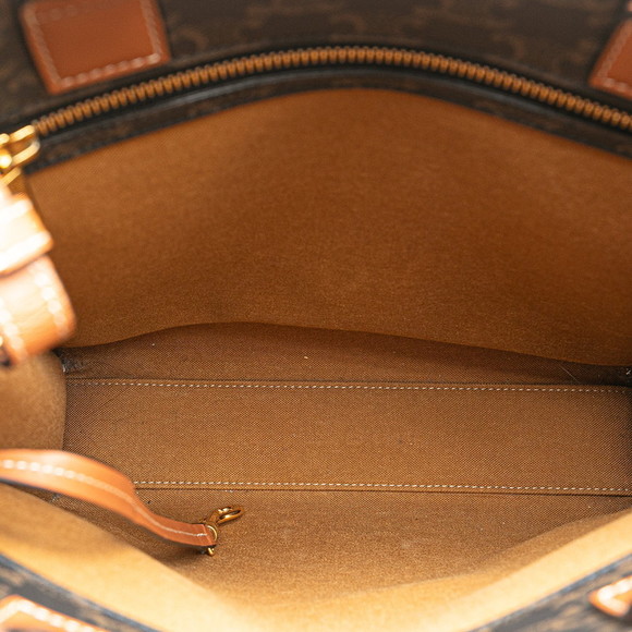 Celine Large Triomphe Leather Vertical Bag Brown Shoulder - Picture 7 of 8